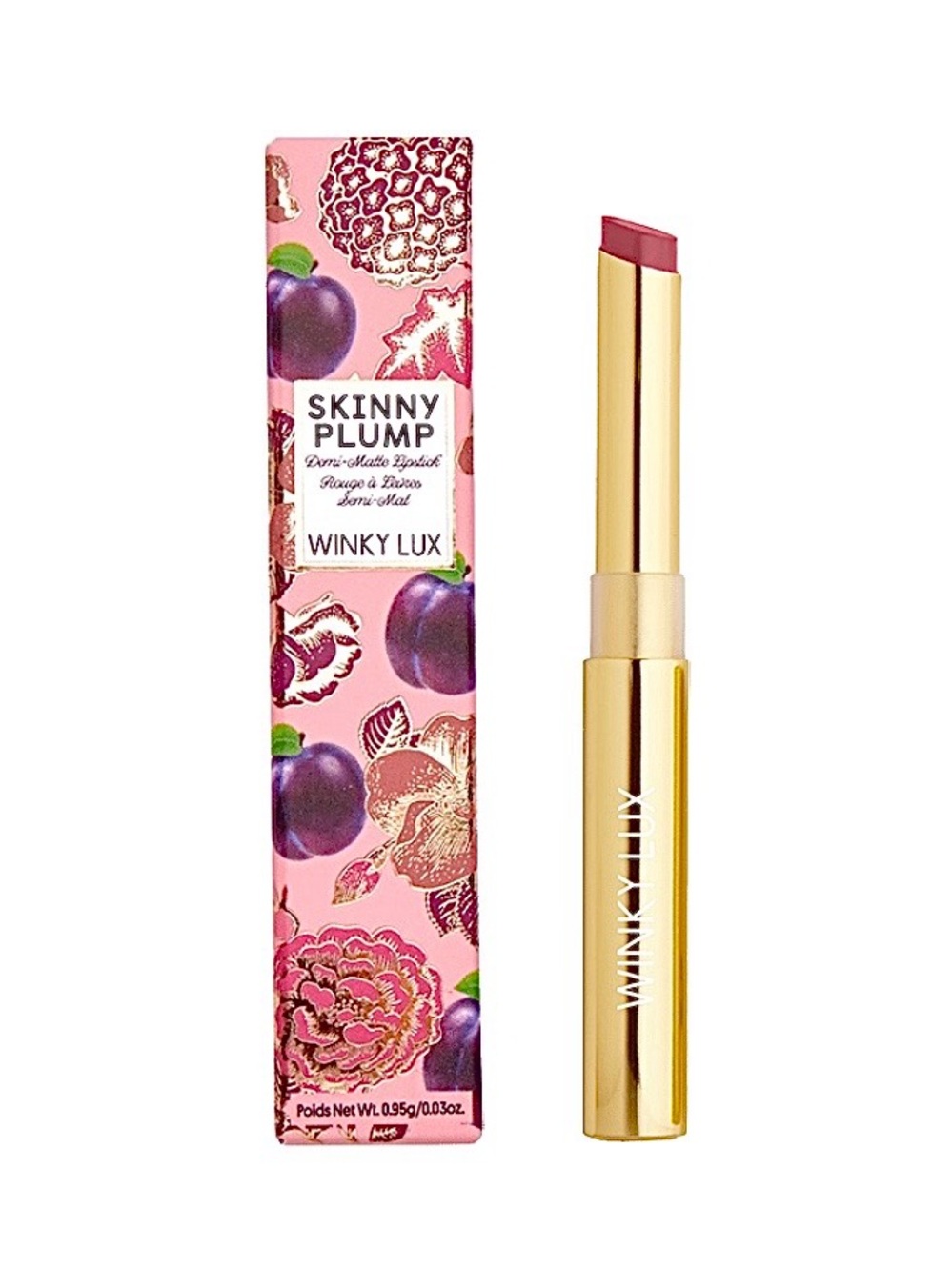 WINKY LUX Skinny Plump Demi-Matte Lipstick in Room Service 0.03 oz / 0.95 g - Picture 7 of 16